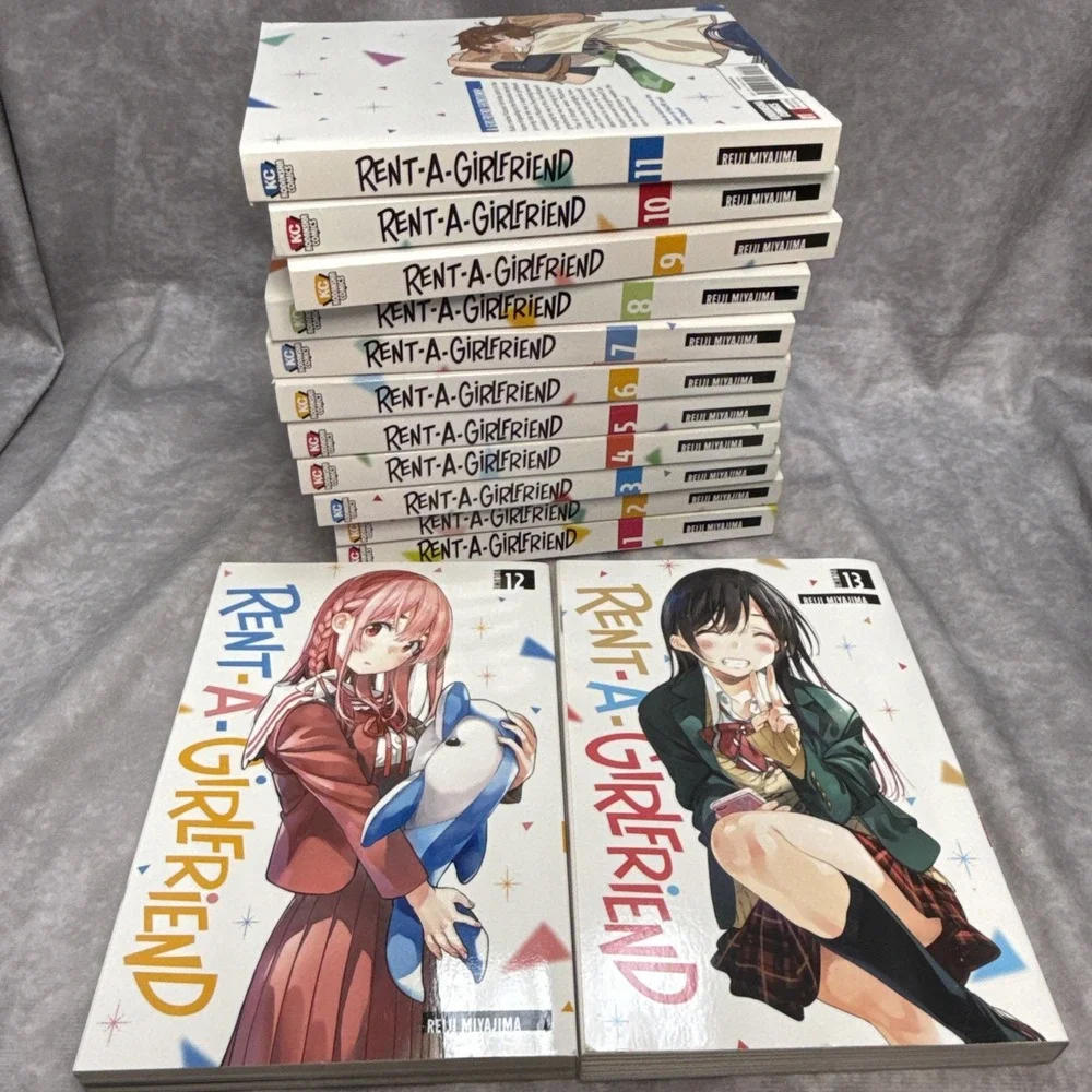 Rent-A-Girlfriend Manga English Volumes 1-13‎ Kodansha Comics Reiji Miyajima EUC